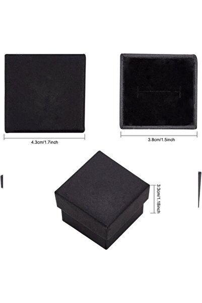 Choice 24 قطعة 01 عبوة من 24 صندوق خاتم مجوهرات من الورق المقوى المربع 1.7 × ...