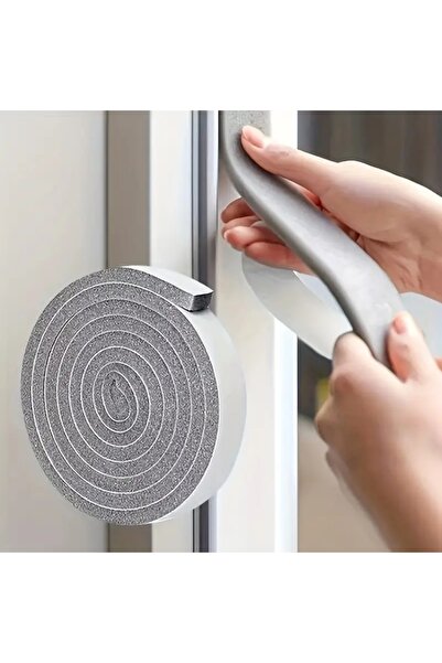 Choice شريط لاصق ذاتي اللصق للأبواب والنوافذ من الفوم 4 متر، رمادي 3 سم، 2 لف...