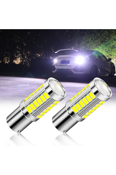 Choice 1 قطعة BA15S P21W 1156 سيارة LED لمبة ضوء عكسي ل VW Passat B5 B6 Golf 4 2001-2010 Canbus Auto ...