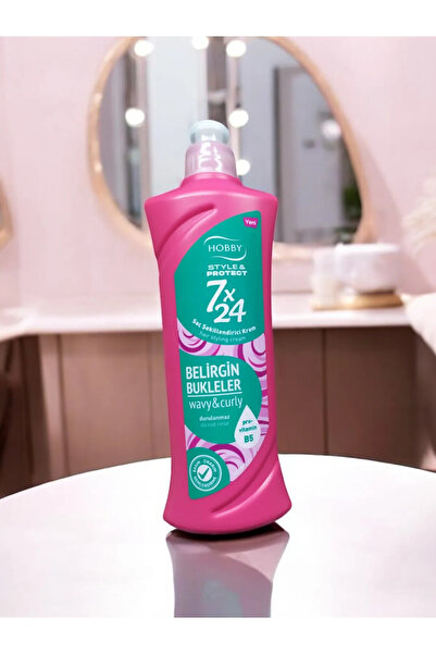 Hobby Belirgin Bukleler 7x24 Şekillendirici Besleyici Saç Kremi 250 ML