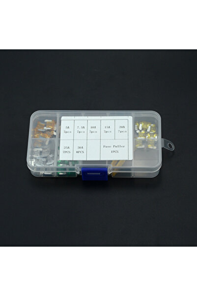 Choice 50 قطعة/الوحدة سيارة شاحنة مايكرو شفرة الصمامات 5A 7.5A 10A 15A 20A 25A 30A أمبير صندوق بلاستيكي تشكيلة مع...