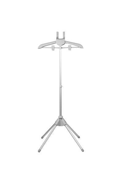 Choice Gray Steamer Stand Telescopic Garment Steamer Rack Height Adjustable Garment Foldable Standing Garme