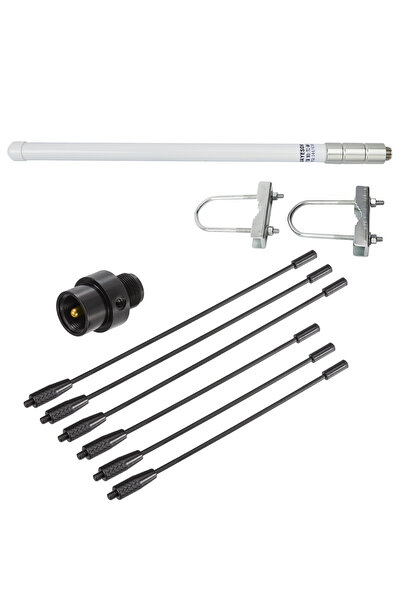 Choice1 هوائي ثنائي النطاق VHF UHF من الألياف الزجاجية 144/430MHz SO239 هوائي قاعدة راديو محمول لجهاز راديو الهواة...