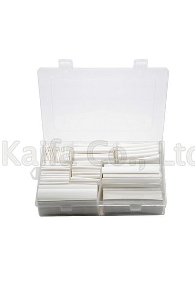 Choice 385pcs/box White 9 size 2:1 Heat Shrink Tube Shrinkable Sleeve Heatshrink Tubing Insulation Wire ...