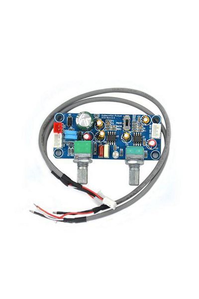 Choice Low Pass Filter Bass Subwoofer Pre-AMP Amplifier Board DC 9-32V Mono/Dual Channel Preamplifier wi...