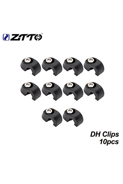 ZTTO 10 قطع من مشابك DH، 10 قطع من مشبك غطاء فرامل الدراجة، مشبك تثبيت الشوكة...