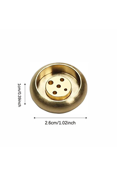 Choice الطراز ب 1 قطعة 5 فتحات مبخرة نحاسية صغيرة حامل مبخرة أعواد البخور ديك...