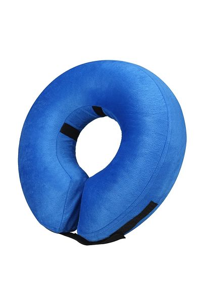 Choice S Blue Dog Cones After Surgery, Protective Inflatable Dog Collar Pet Recovery Collar Soft Pet Cone F