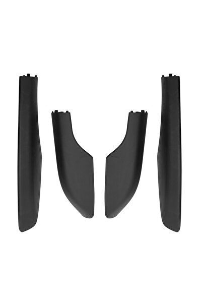 Choice1 4 قطع من غطاء حماية نهاية قضيب رف السقف الأسود ABS لسيارة تويوتا فورتشنر AN50 AN60 هيلوكس...