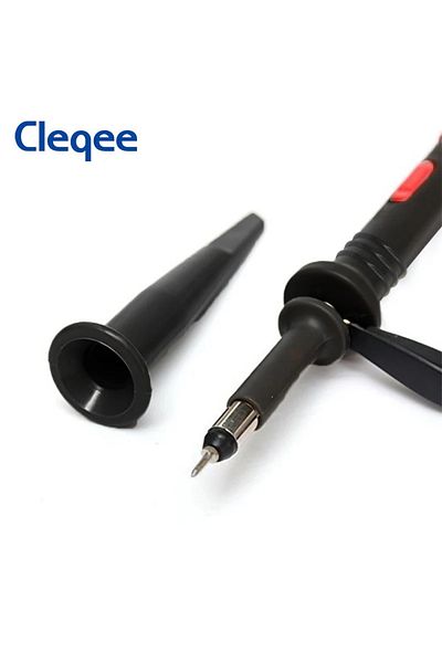 CLEQEE P2200 2pcs 200mhz Oscilloscope Probe X1/x10 Safe Bnc Test Lead Clip Kit 10:1 Probe