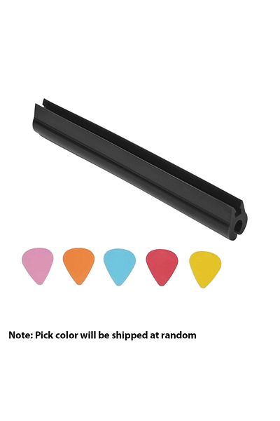 Choice Guitar Pick Storage Holder With 5 Pick Rubber Guitar Picks Clamp Clip For Microphone Score Stand ...