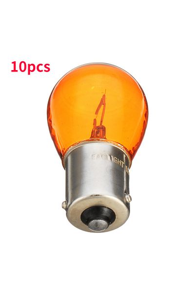 Choice 10x 1156 العنبر 10 قطعة/المجموعة 1156 Bau15s Py21w مؤشر ضوء السيارة الفرامل مصباح عكسي ضوء وقوف السيارات Ambe