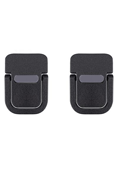 Choice Black 2pcs Portable Self-adhesive Mini Laptop Stand Invisible Computer Keyboard Stand For Desk, Lapt