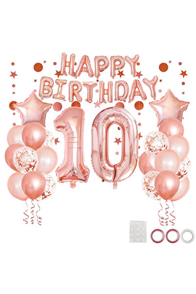 Choice بالونات أخرى من الذهب الوردي مكونة من 41 قطعة من بالونات الذهب الوردي ...