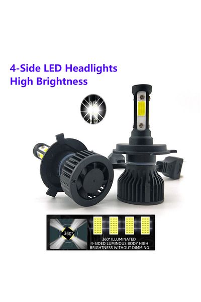 Choice H4/9003/hb2 Hi/lo White 2pcs 16000lm 50w H4 H8 H9 9004 9007 Hi/lo Beam H1 H3 H7 9005/hb3 9006/hb4 H8