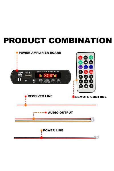 Choice Without Amplifier Aruimei 9v 12v Car Mp3 Wma Decoder Board Audio Mp3 Player Usb Tf Fm Radio Module W