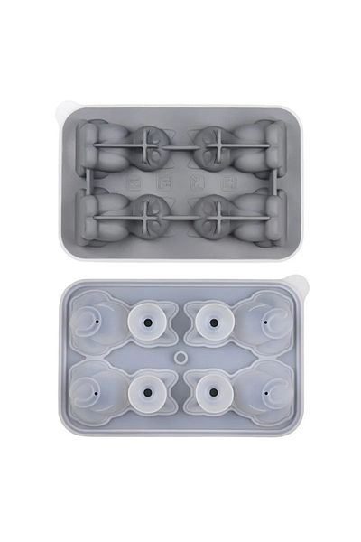 Choice Grey Silicone Ice Cube Ice Ball Mold Animal Ice Cube Cat Ice Cube Cat Ice Cube Mold Home Ice Cube Ic