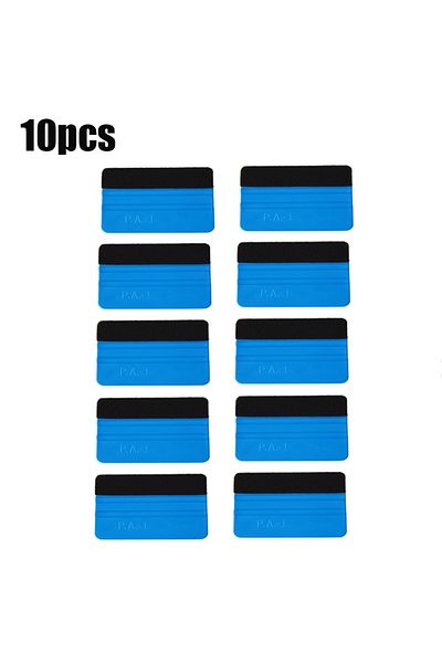 Choice 10pcs Car Vinyl Wrap Film Squeegee Scraper Foil Wrapping Suede Felt Scraper Auto Car Styling Sticker