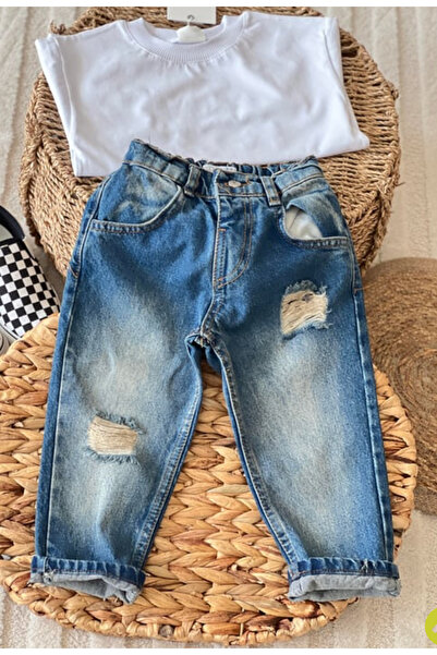 childbaby Boy's Navy Blue Jean