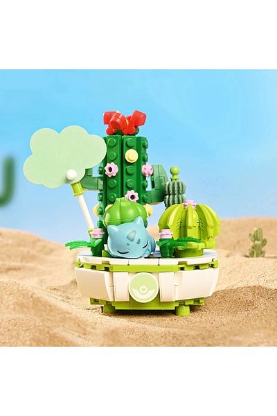 Choice With Box Bulbasaur New Pokemon Building Block Pikachu Charmander Squirtle Model Toy Home Decoration