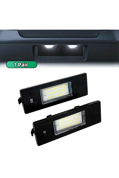 Choice مصباح لوحة رقم الترخيص LED لسيارة BMW الفئة الأولى E81 E87 E63 E64 M6 E85 E86 Z4 F12 F13 F20 K48...