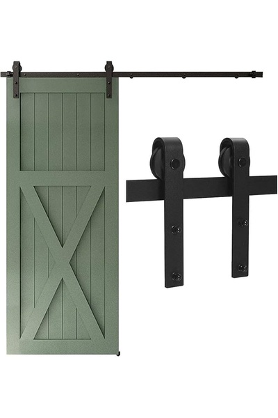 Genel Markalar Sürgülü Kapı Mekanizması Ahır Kapısı 3 Mt Ray Dahil ( Kapının Kendisi Dahil Değildir )