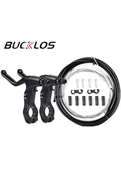 BUCKLOS ذراع فرامل - كابل فرامل دراجة هوائية، طقم ذراع فرامل وكابل، كابل فرام...
