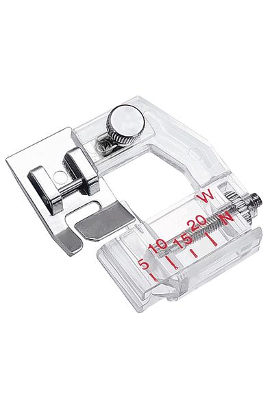 Choice 1 Pcs Bias Tape Foot Adjustable Bias Tape Binding Foot Snap On Presser Foot For Singer Brother And M