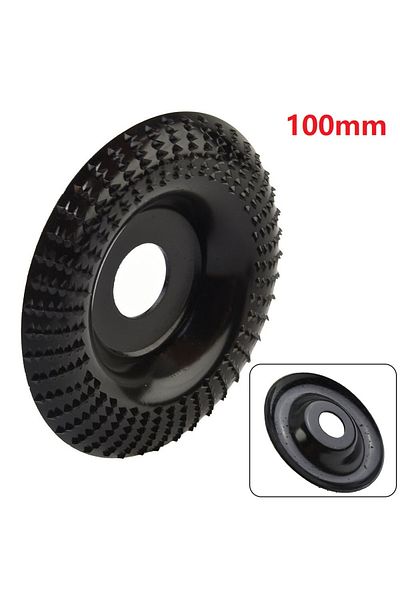 Choice 4 Inch Round Wood Angle Grinding Wheel Abrasive Disc Angle Grinder Carbide Coating 22mm Bore Shap...