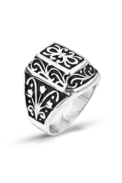 ebuz خاتم نيدام بوتيك فضي للرجال من وورتس فالي