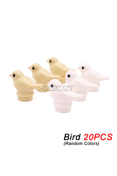 Choice قطع حيوانات من مجموعة بريدز مارومين MOC، 20 قطعة، قطع نموذجية، 11602 9...