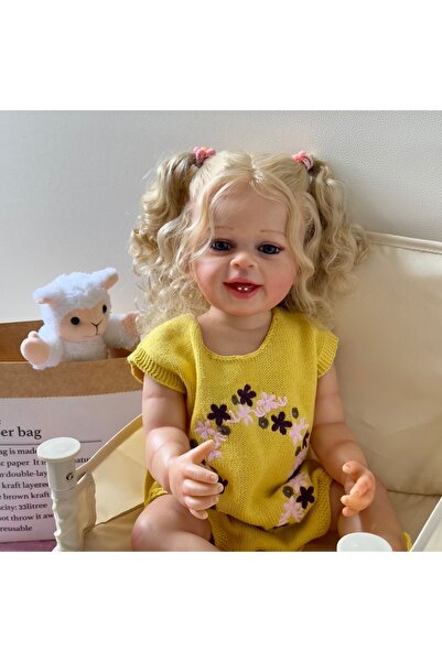 Choice دمية طفلة من السيليكون الناعم من يانيك مقاس 55 سم NPK مقاس 55 سم كاملة...