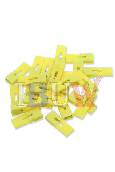 Choice Yellow 100PCS Jumper Cap 2.54mm Pitch Pin Header Connector Long Type Jumper Plug Cover DIY Repair Pa