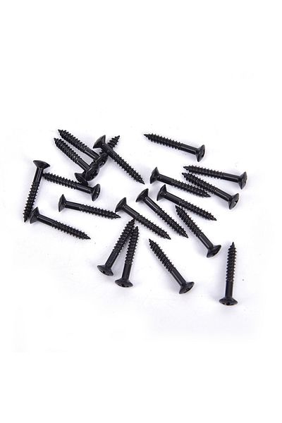 Choice Black 20pcs Electric Guitar Humbucker Pickup Ring Mounting Pickup Frame Fixing Screw