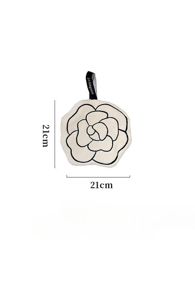 Choice Camellia Blossoms Hand Towel French Minimalist Speed Dry Face Towel Hangable Double-layer Thickened