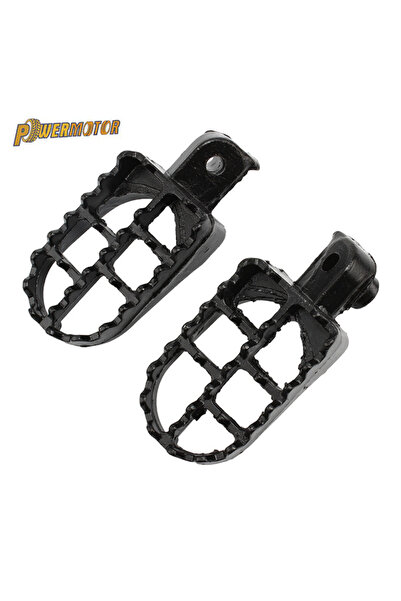 Choice1 Black Motorcycle Parts Foot Pegs Pedals for Suzuki Yamaha DL650 PW 80...