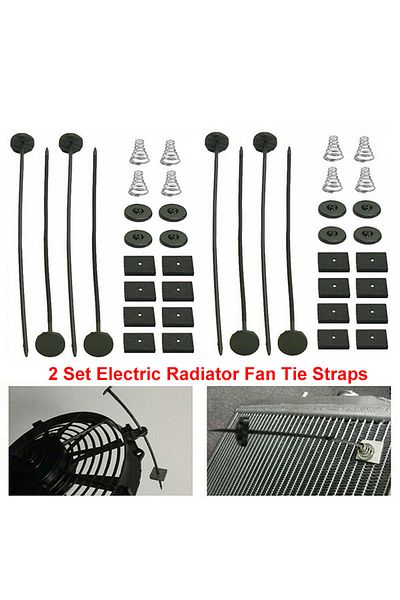 Choice 1Set Universal Car truck Electric Radiator Fan Tie Strap Mounting Kit Auto Accessories Parts For ...