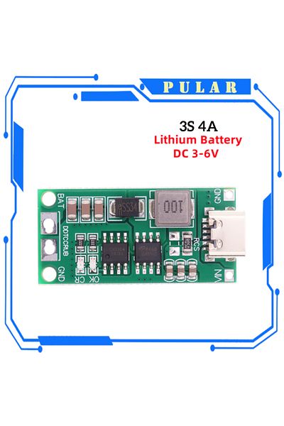 Choice 3s 4a 18650 Lithium Battery Multi-cell 2s 3s 4s Type-c To 8.4v 12.6v 16.8v Step-up Boost Lipo Polyme