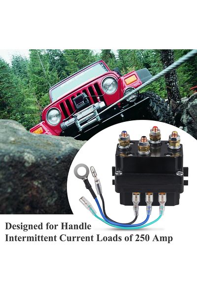 Choice 12v 12v 24v Universal Winch Electromagnetic Relay Contactor Winch Rocker Switch Thumb 250a Combinati