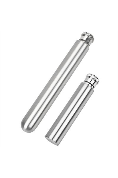 HOOMIN 1.5oz Wine Whisky Bottle Portable Wine Bottle Stainless Steel 1oz/1.5oz Tubular Wine Pot Hip