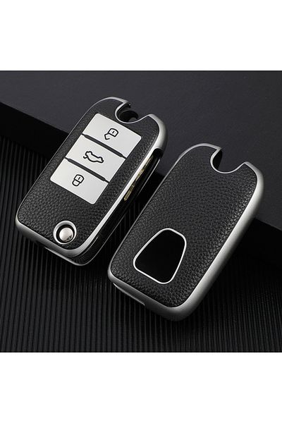 Choice Silver For Roewe Rx5 Mg3 Mg5 Mg6 Mg7 Mg Zs Gt Gs 350 360 750 Tpu Leather Car Flip Key Case Cover Bag