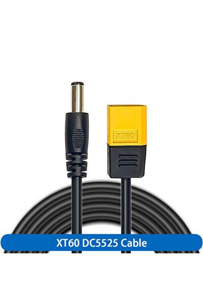 Choice1 موصل رصاصة ذكر XT60 إلى DC5525 XT60 إلى كابل طاقة DC DC5525 ذكر محول ...