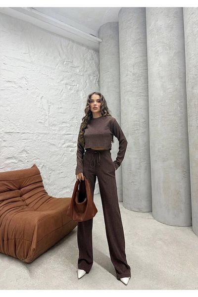 Ekim Store Плисирана блуза Комплект панталон