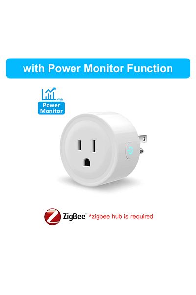 Choice 1pcs Zigbee Tuya 16a Smart Plug Zigbee Wifi Socket Us Canada Mexico Peru Japan Power Monitoring Timi
