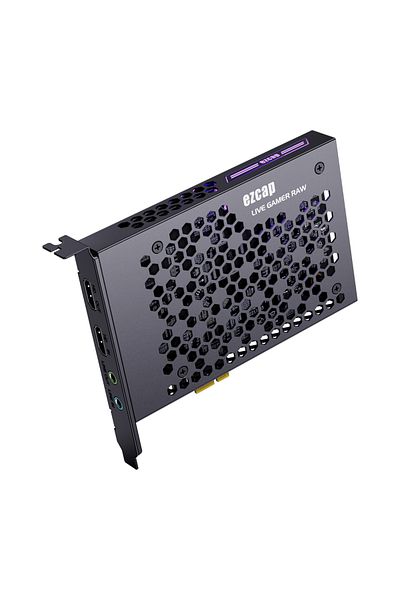 Arealer بطاقة التقاط ألعاب الفيديو Black Ezcap324b Live Gamer Raw Pcie 4K لتسجيل الألعاب والبث المباشر لنظام الألعاب