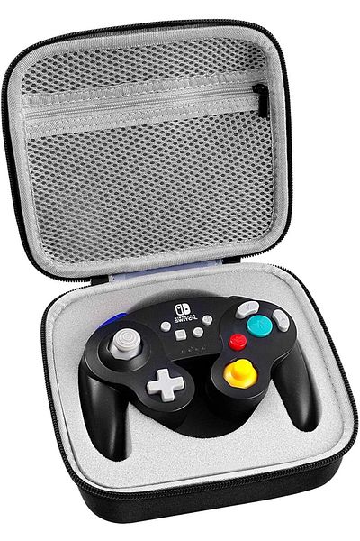 Choice Black Case For Powera Wireless/wired Gamecube Style Controller, Pdp 500-100-na-d1 Controller For Nin