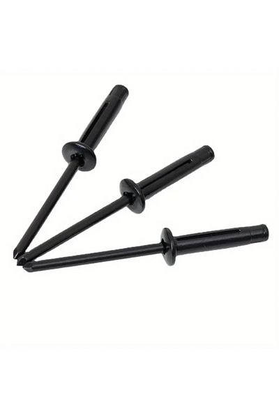 Choice 4.8 -20.5mm 50pcs 50pcs All Black Painted Aluminium Trifold Blind Rivets Pop Bulb Blind Rivet Struct