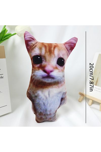 Choice B Cute El Gato Cat Plush Toys Wowwow Cat Dolls Plushies Simulation Happy Cat Plush Toys Birthday Ho.