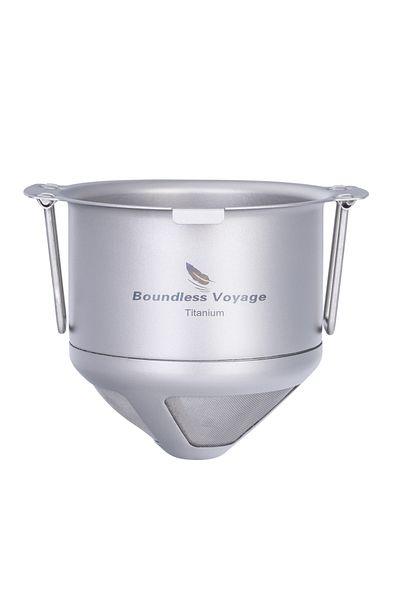 Choice Ti6002p Boundless Voyage Titanium Reusable Coffee Filter Paperless Coffee Filter Metal Coffee Filter