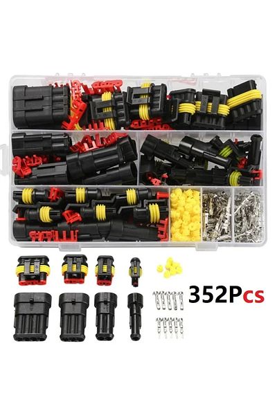 Choice 708/352/240pcs 1 2 3 4 5 6 Pin Plug Waterproof Connectors Kit Electrical Automotive Wire Quick Co...